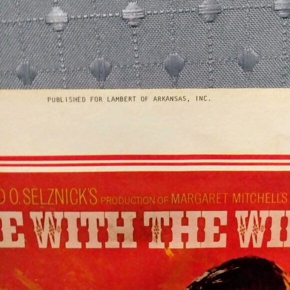 Framed Gone With The Wind Litho Vintage 1978 - Picture 5 of 10